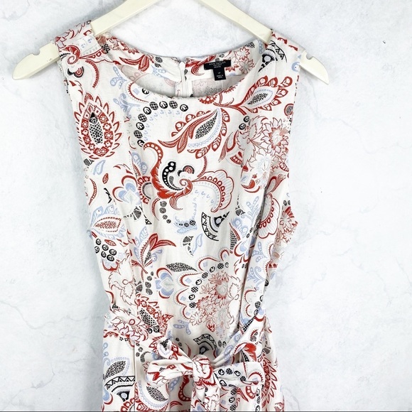 [Ann Taylor] Classic Paisley Floral Peplum Top - Picture 2 of 4